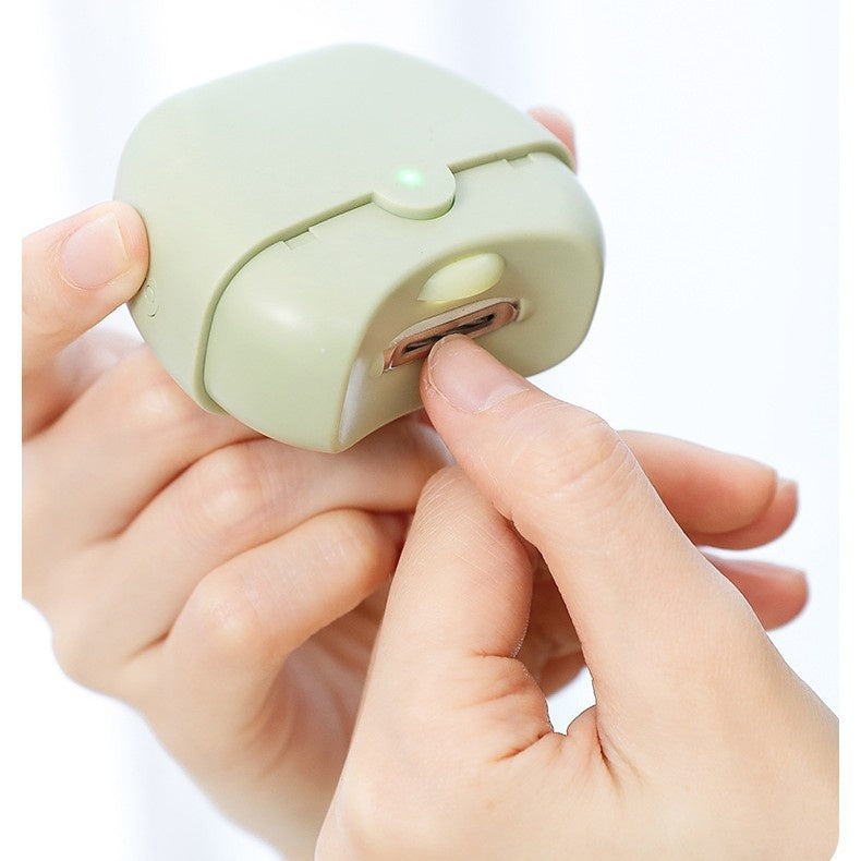 ✂️💅🔥Modelo más vendido🔥 Lima de uñas eléctrica multifuncional, cortauñas eléctrico con protección antipellizcos