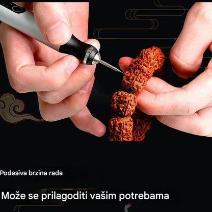 🔥Más vendido🔥 Herramienta de grabado multifuncional recargable con batería de litio, duradera y potente, ideal para manicura y pulido eléctrico