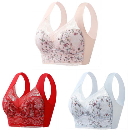 【Conjunto de 3 piezas】💕🎁sujetador ultrafino transpirable y ajustable de seda de hielo (40 kg-100 kg)