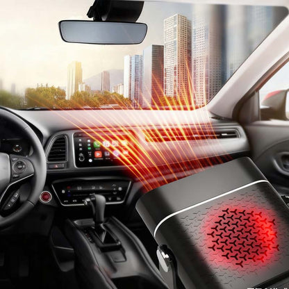 🚗🔥 Prenosný ohrievač a ventilátor do auta 2 v 1 – 360° rotácia, rýchle rozmrazovanie, kúrenie a chladenie, ultratichý a ľahký pre všetky ročné obdobia!