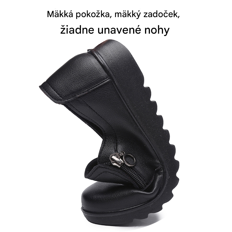 ✨【35-41】 Pohodlné kožené topánky, mäkká podrážka, protišmyková, odolná voči opotrebovaniu, zaručená kvalita