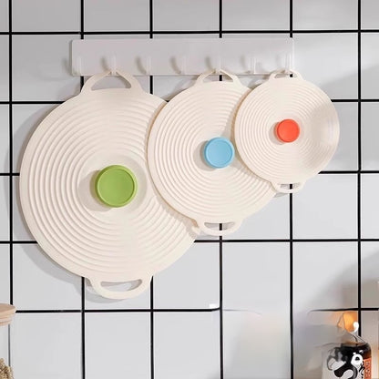 🔥【2 grandes + 2 medianos + 2 pequeños】Tapas de silicona de grado alimenticio que mantienen la frescura