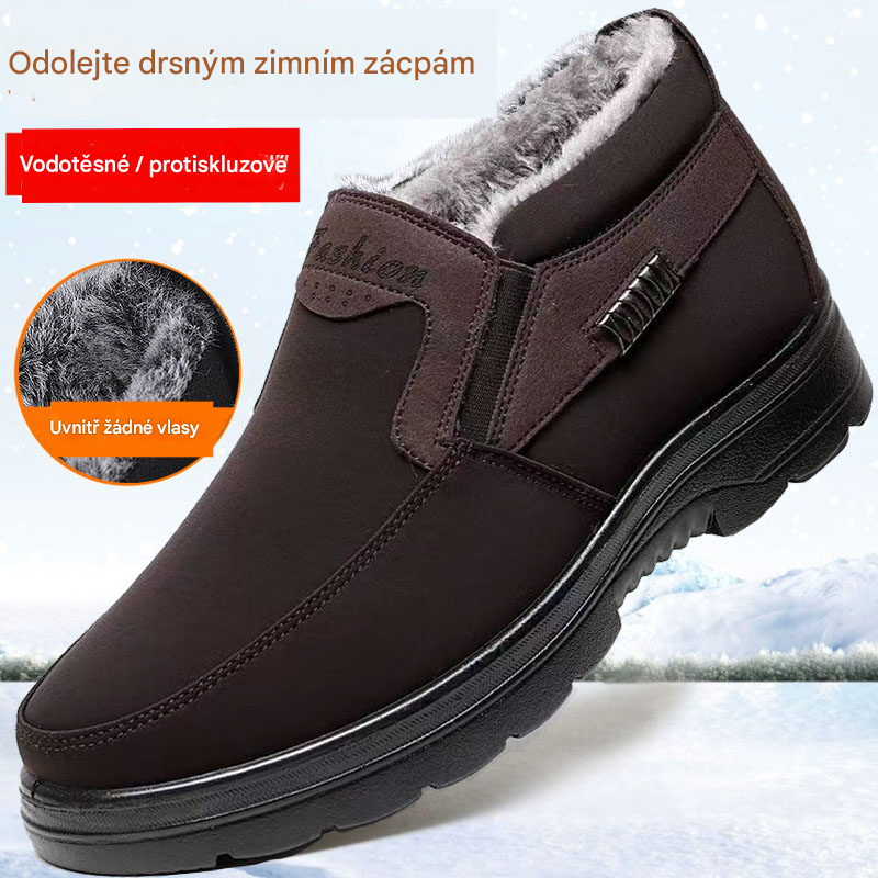 👞 Zimní sleva -50% 🔥🔥【39-47】Zimní boty, zateplené a zesílené, voděodolné a teplé