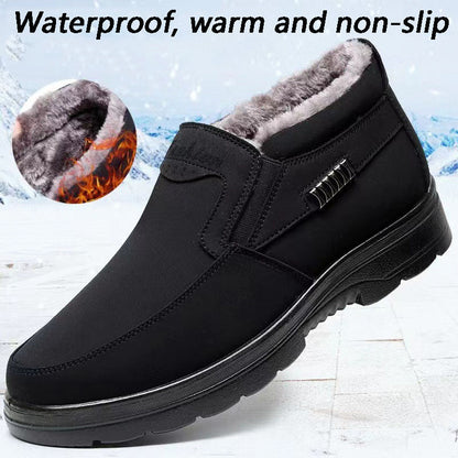 【Doprava zdarma】【39-47】Zimní boty polstrované a zesílené, nepromokavé a teplé-3860568