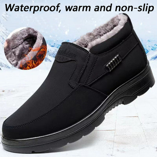 【Doprava zdarma】【39-47】Zimní boty polstrované a zesílené, nepromokavé a teplé-3860568