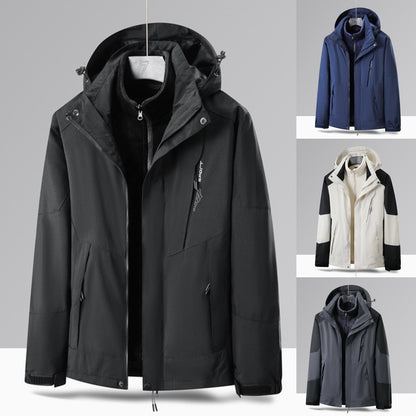 💥¡Aprovecha el 50% de descuento!💥 【L-6XL】Chaqueta de senderismo para exteriores para hombre: impermeable, a prueba de viento, ideal para cualquier aventura.