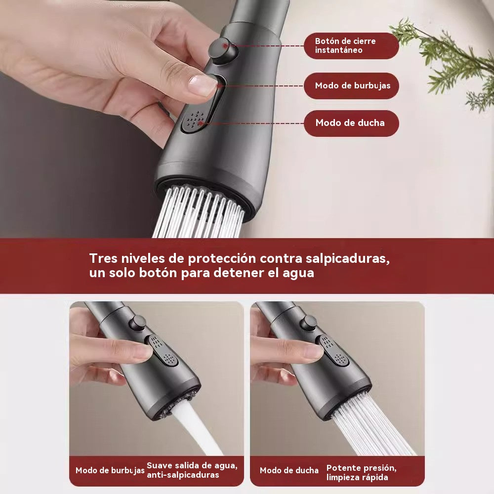 🚰[Compra 1 y llévate 1 gratis【Cartucho de filtro gratuito】🔥Boquilla de Filtro para Grifo con Giro de 360°