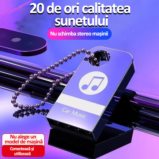 🔥【Music USB flash disk】 obsahuje 8 000 skladieb, 600 MV a 6D zvukové efekty