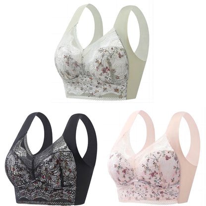 【Conjunto de 3 piezas】💕🎁sujetador ultrafino transpirable y ajustable de seda de hielo (40 kg-100 kg)