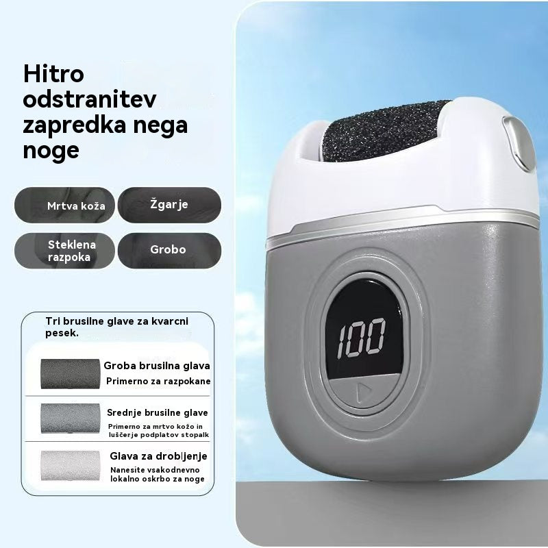 🦶🛁✨🔥Novi električni valjčki za pedikuro, odstranjevanje odmrle kože s pet, električni valjčki za pedikuro