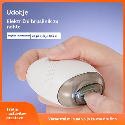 💅Časovno omejena ponudba✨ Električna pilica za nohte, tiha, varna za dojenčke, nežna in varna nega nohtov👶🔧
