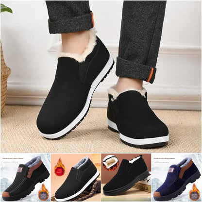 🔥¡Éxito de ventas!🔥【Tallas 39-44】👟Botas de nieve otoño/invierno 2025, gruesas y cálidas, de ante, ideales para personas de mediana edad y mayores.