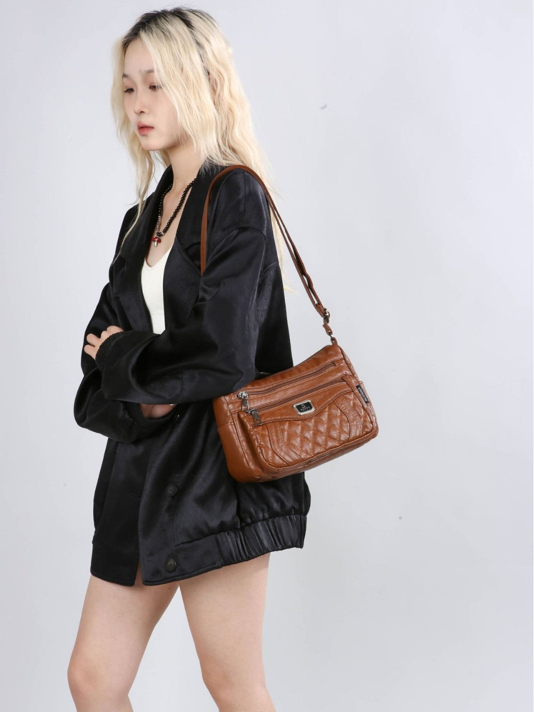 👜【Най-продаван】Голяма чанта през рамо | Универсална и модерна чанта през рамо