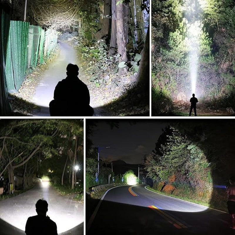 【50% de descuento】【70W】Linterna frontal recargable de alta potencia y muy brillante