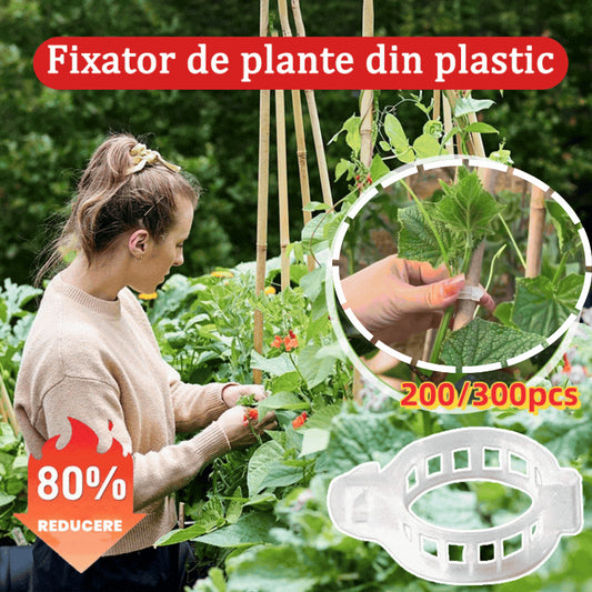 🍅🍅【600 ks.】🌱Plastový klip na rastliny podpora popínavých a viazanie vetiev