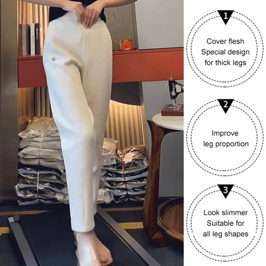 💥【Časově omezená nabídka】💥【M-4XL】 Neformální harémové kalhoty s vysokým pasem-3877691