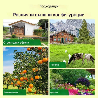 🔥Слънчев ултразвуков репелент за птици за външна употреба, с мигащи инфрачервени светлини, червени и сини светодиоди
