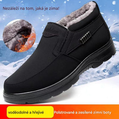 👞 Zimní sleva -50% 🔥🔥【39-47】Zimní boty, zateplené a zesílené, voděodolné a teplé