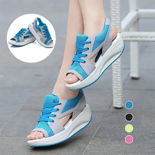 👡🔥【Sleva 50 %】【35–43】2025 Letní módní dámské sandály na platformě – pohodlné a stylové ✨🌞