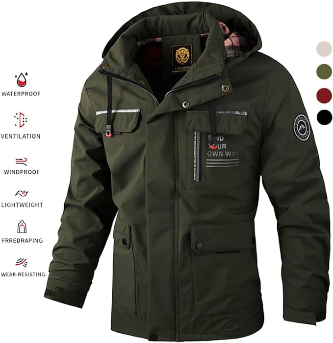 🔥🔥【Oferta sezonowa -50%】Nowa ciepła męska kurtka na jesień i zimę