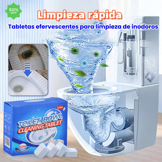 【🏆Producto más vendido】Poderosas pastillas efervescentes para limpiar inodoros: dejan fragancia, eliminan la cal, reducen el amarilleo y eliminan los olores.