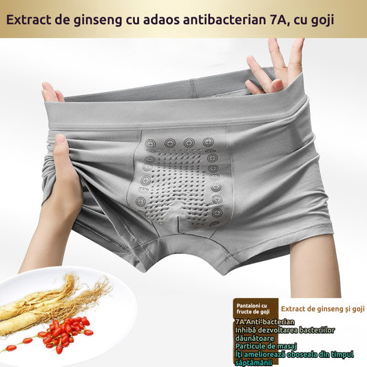 【Set 3 bucăți】Boxeri bărbați cu efect magnetic în zona intimă｜Respirabili și antibacterieni｜Croială fără cusături laterale