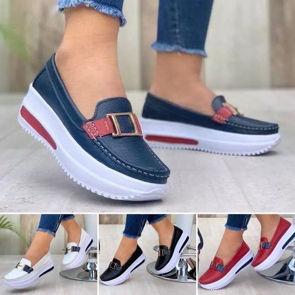 👟✨【Limitovaná nabídka】【35–43】Dámská volnočasová obuv na platformě – stylová a pohodlná volba pro každý den 💃🔥