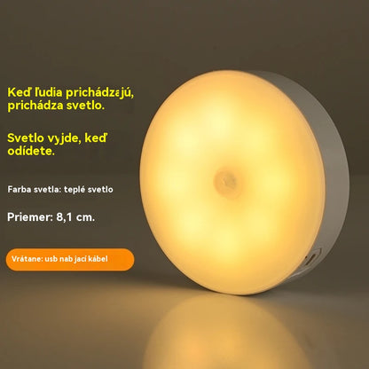 🏡💡Inteligentné LED svetlo so snímaním ľudského tela, ľahko sa nabíja a je praktické