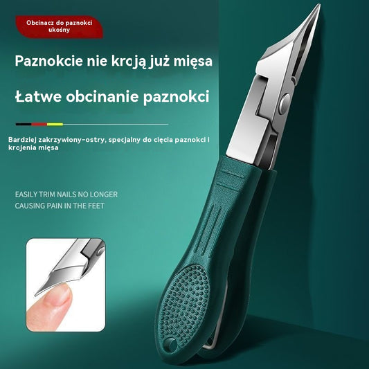 🔥【Zestaw trzech części】✂️💅Zupełnie nowe, ultracienkie, kątowe obcinaczki do paznokci, niezbędne do domowego manicure