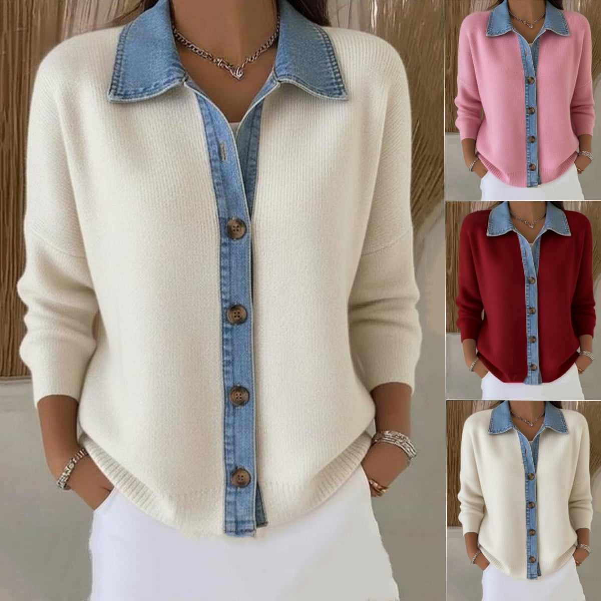 🔥✨ Nueva blusa de mujer 2026 de alta calidad con diseño de paneles (S-3XL), moderna y cómoda, disponible en tallas grandes