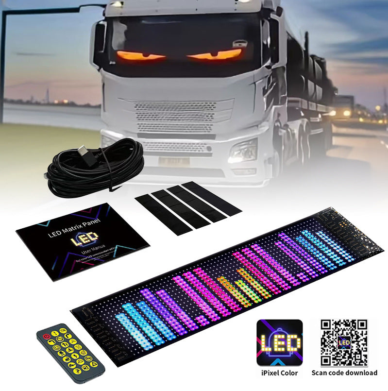💡🎫【Výprodej】Ultratenká flexibilní LED obrazovka do auta-3887998