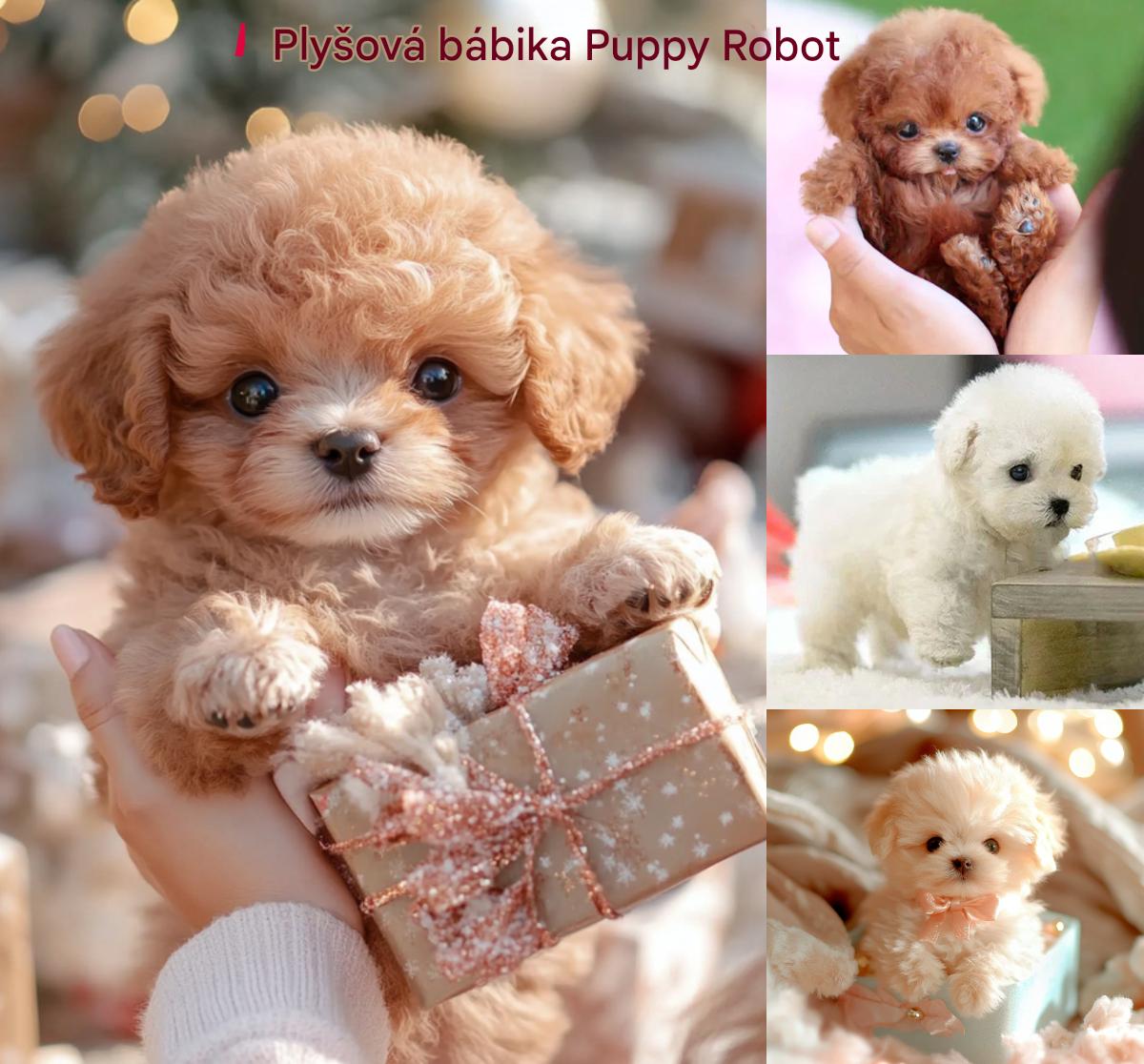 🐶Zľava 🔥Detský plyšový elektrický psík –  inteligentný domácí miláčik, ideálny darček na narodeniny