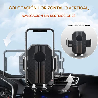 🚗Soporte para teléfono para automóvil multifuncional, ¡puede soportar hasta 5 kg!
