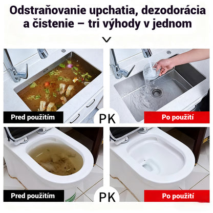 🛁💦【Kúp 1 a získaj 1 zadarmo】🌟Čistič drezov a odtokov - Pena s vysokou hustotou z extraktov a rozkladných enzýmov.-K
