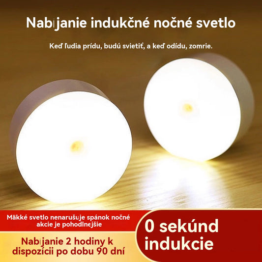 🏡💡Inteligentné LED svetlo so snímaním ľudského tela, ľahko sa nabíja a je praktické