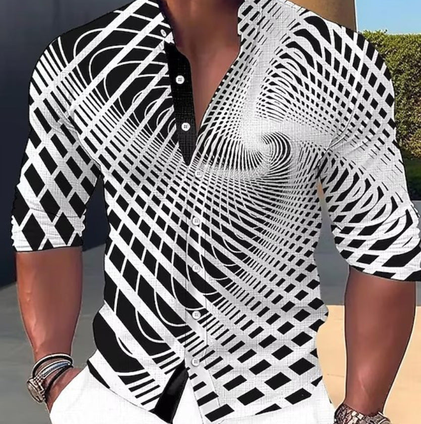 🔥【Časovo obmedzená ponuka】👔【S-6XL】Pánske bavlnené tričko s potlačou