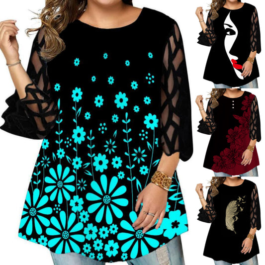 💞【Kupte 1 a získejte 1 zdarma】【L~6XL】Nové dámské tričko z bavlny a lnu