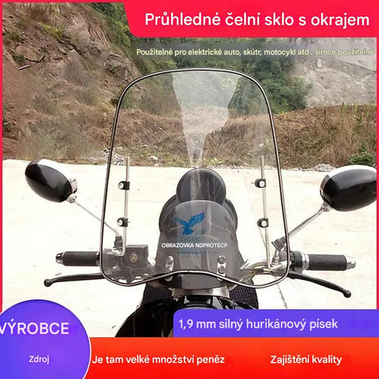 💥【Kupte 1 a získejte 1 zdarma】Čelní sklo nového elektrického vozidla pro motocykly 2025, univerzální čelní sklo