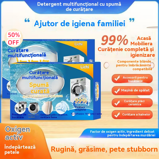 🎁【Kupte 1 a získejte 2 zdarma】【Nejnovější výzkum a vývoj】Multifunkční šumivé čisticí tablety