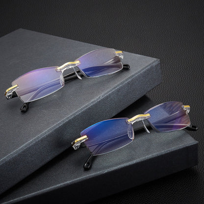 👓【Kupte 1 a získejte 1 zdarma】🔥Brýle na čtení s vysokým rozlišením Diamond s anti-modrým světlem pro muže a ženy-4046274