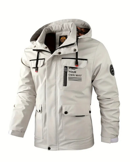 🔥 【M~4XL】 2024 Ново ветроустойчиво водоустойчиво външно алпинистко яке за мъже
