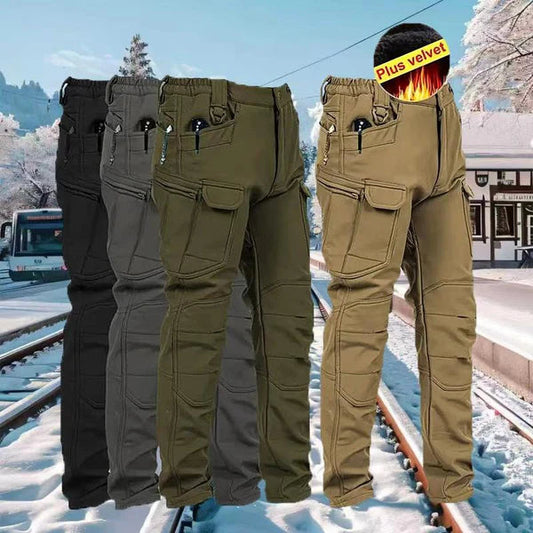 ⏳¡ÚLTIMO DÍA DE REBAJAS! ¡50% DE DESCUENTO!🔥Pantalones tácticos militares para hombre, diseños resistentes al viento y con aislamiento térmico.-E