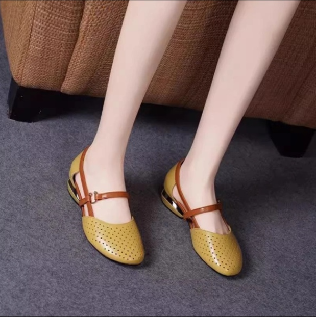 🔥🌴【35-42】2025 Jarní móda Elegantní dámské sandály✅Vyrobené z přírodní kůže✅Měkká podrážka