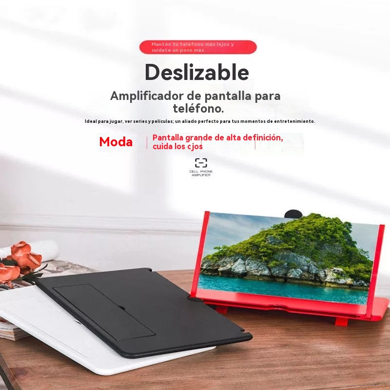 🔥【Compra 1 y llévate 1 gratis】Lupa de pantalla móvil última versión✨ (más clara, protección ocular contra la luz azul, visualización 3D, adecuada para todas las edades)