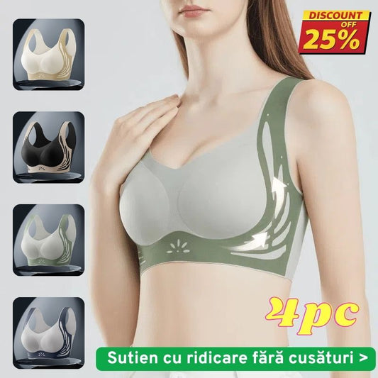 😍【Compra 1 y llévate 1 gratis】Sujetador push-up cómodo sin costuras estilo chaleco para mujer❤️【40-85 kg】
