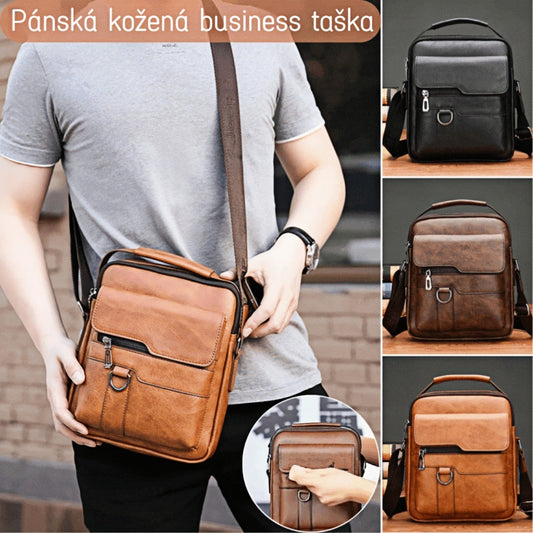 【Compre uno y llévese otro gratis】 👜 Bolso informal de piel de vaca para hombre a la moda-3834669