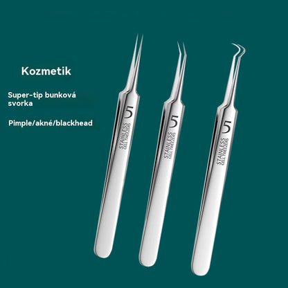 💓Compra 1 juego y llévate 1 gratis💥Kit profesional de herramientas de acero inoxidable para cuidado facial, seguro y preciso para uso en casa