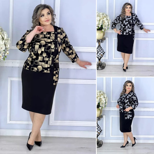 🍑😍【S-5XL】 Okouzlující a sexy módní podzimní oblečení velké velikosti-3846279