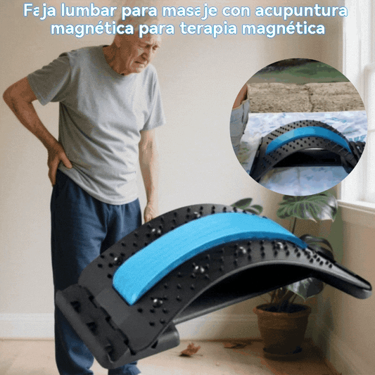 【Venta caliente】Estirador lumbar para masaje con acupuntura magnética para terapia magnética
