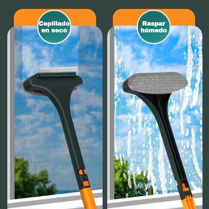 🧼Compra uno y llévate otro gratis✨Cepillo de limpieza multiusos 2 en 1✨Ayuda de limpieza eficaz